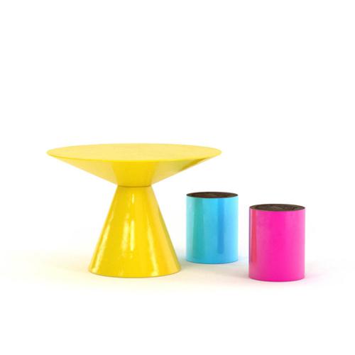 Chocofur Plastic Table and Stools preview image